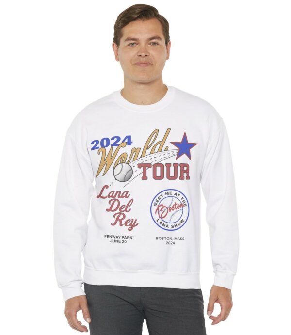 Boston Lana Del Rey World Tour 2024 Crewneck Sweatshirt Shirts