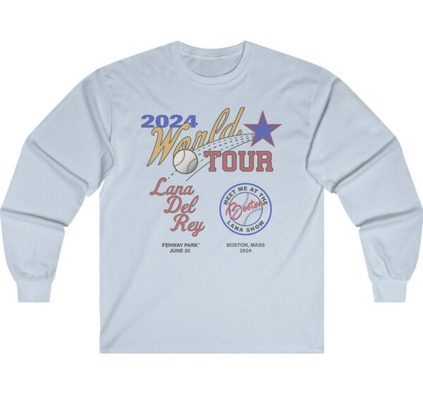 Boston Lana Del Rey World Tour 2024 Long Sleeves Shirt