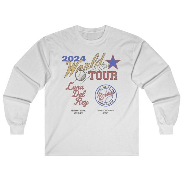 Boston Lana Del Rey World Tour 2024 Long Sleeves Shirts