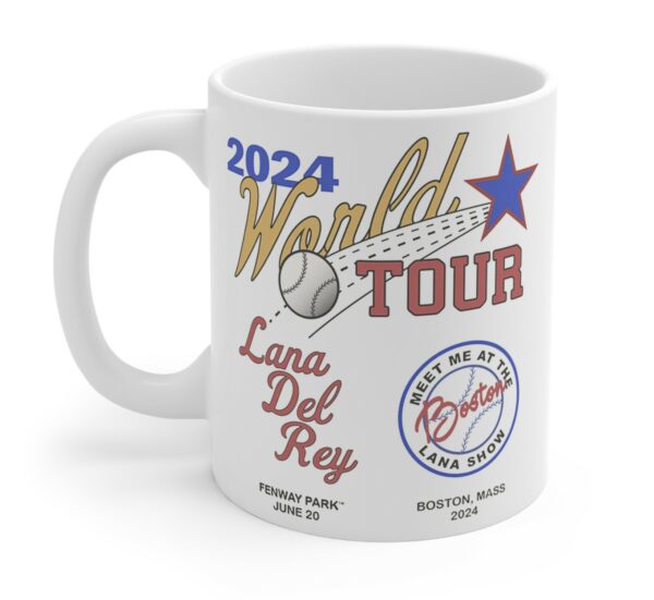 Boston Lana Del Rey World Tour 2024 Mug