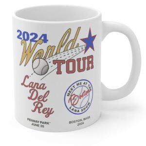 Boston Lana Del Rey World Tour 2024 Mugs