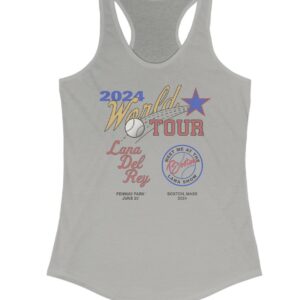 Boston Lana Del Rey World Tour 2024 Racerback Tank