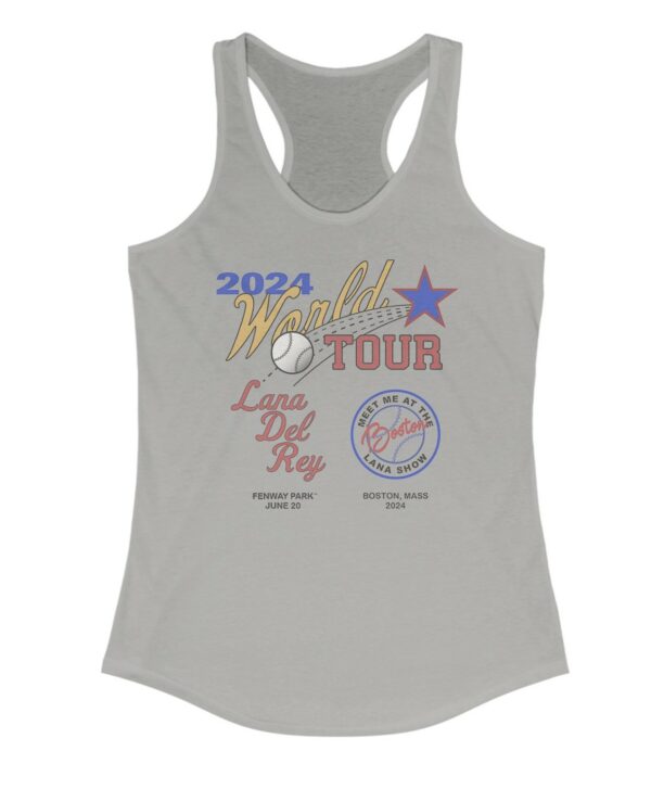 Boston Lana Del Rey World Tour 2024 Racerback Tank