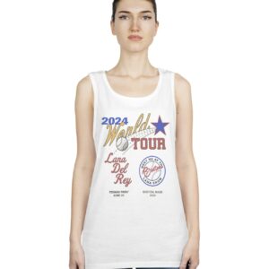 Boston Lana Del Rey World Tour 2024 Tank Tops