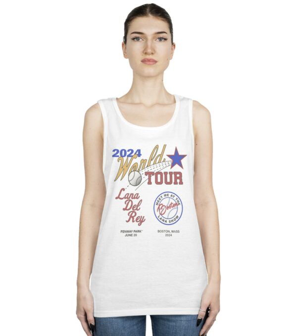 Boston Lana Del Rey World Tour 2024 Tank Tops