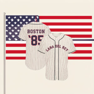 Lana Del Rey Pinstripe Baseball Jerseys