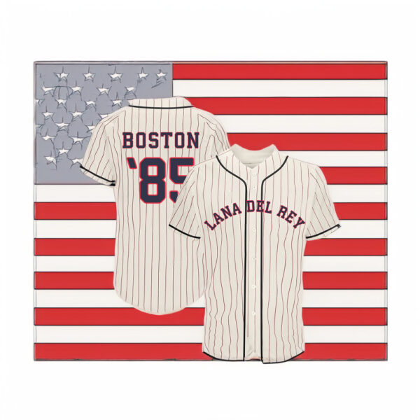 Lana Del Rey us Pinstripe Baseball Jersey