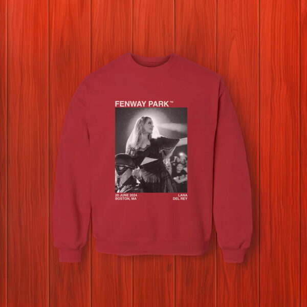 Photo Fenway Park Lana Del Rey Crewneck T-Shirt