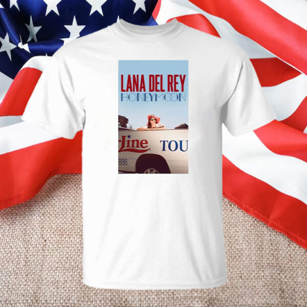 Camiseta Branca Lana Del Rey Post Lollapalooza T-Shirt1