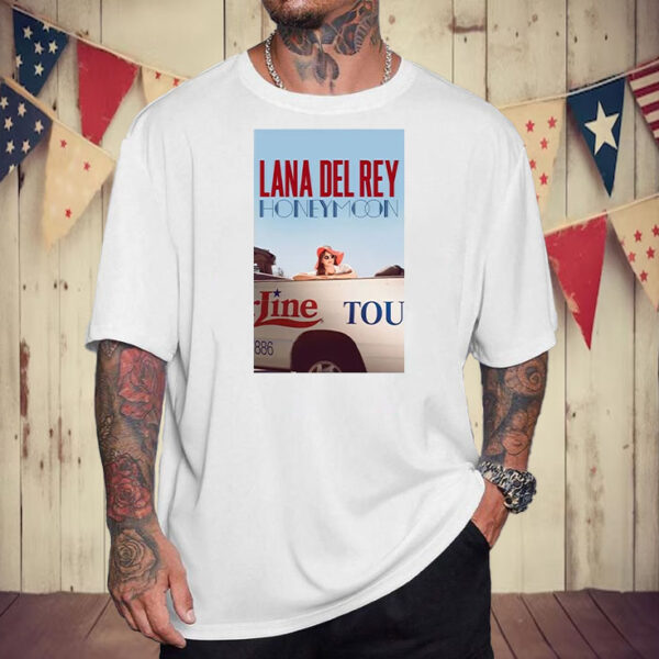 Camiseta Branca Lana Del Rey Post Lollapalooza T-Shirt6