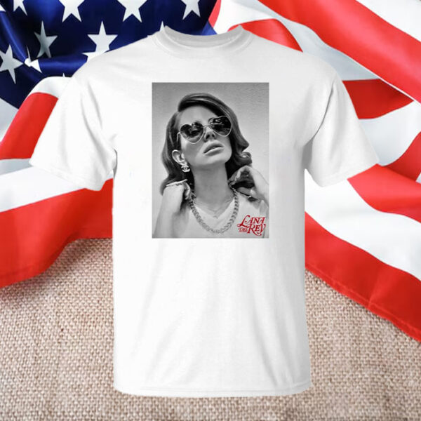 Lana Del Rey Heart Glasses T-Shirt1