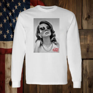 Lana Del Rey Heart Glasses T-Shirt2