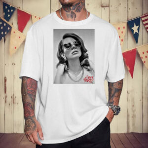 Lana Del Rey Heart Glasses T-Shirt6