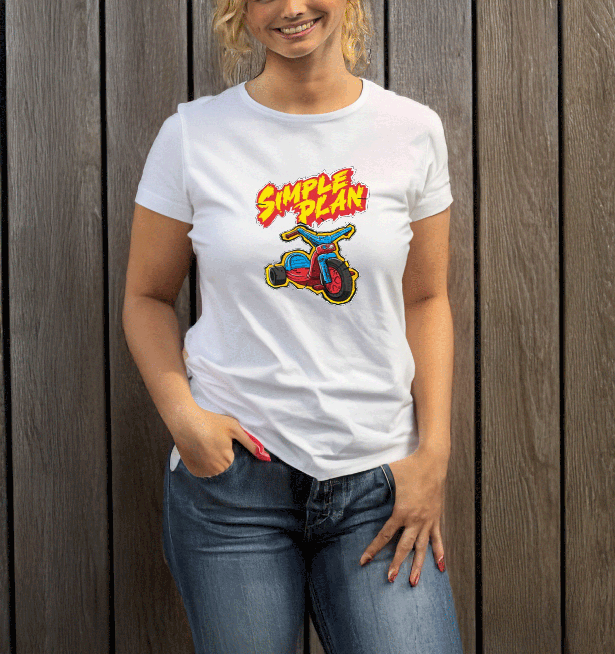Simple Plan Big Wheel T-Shirt